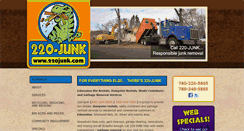 Desktop Screenshot of 220junk.com